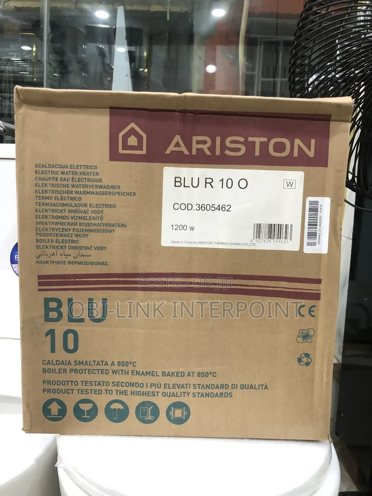 10 LTRS Ariston Blu