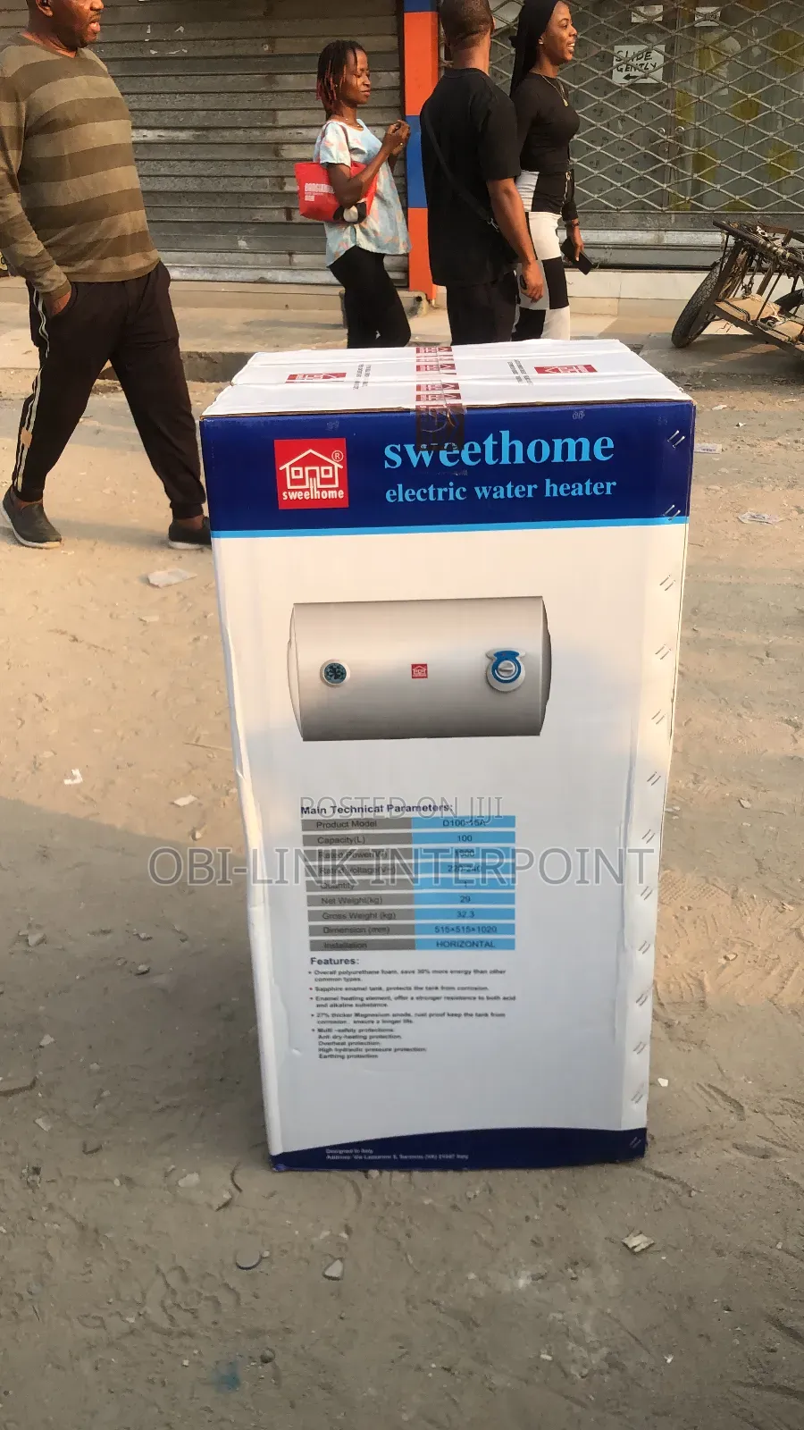 100 Ltrs Sweethome ( Horizontal)