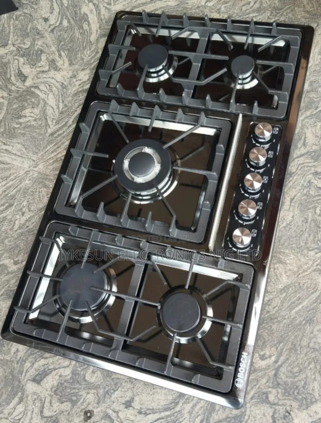 Original High Quality Bosch Stainless Steel Black Built-in Luxury Gas
