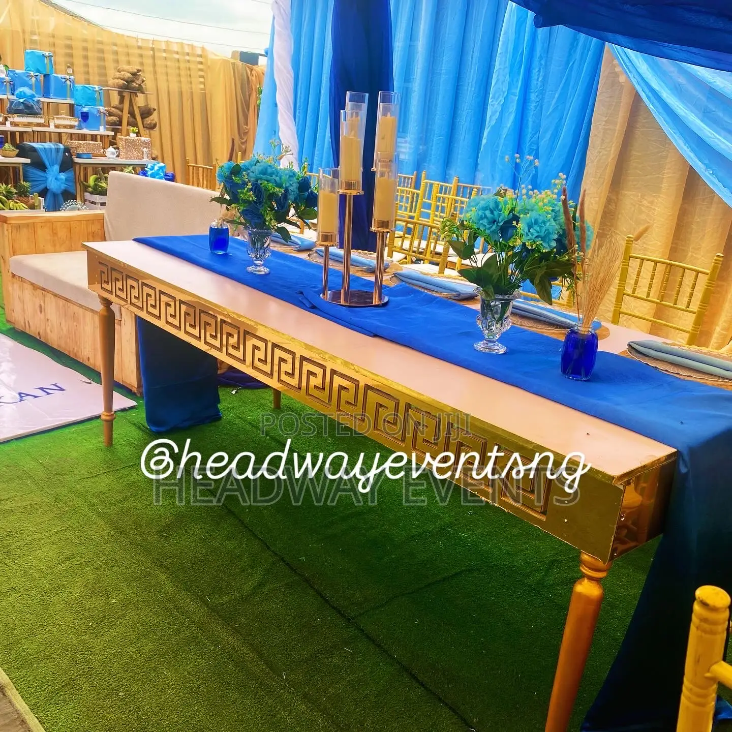 Traditional Wedding Decoration In A Compound In Ikorodu