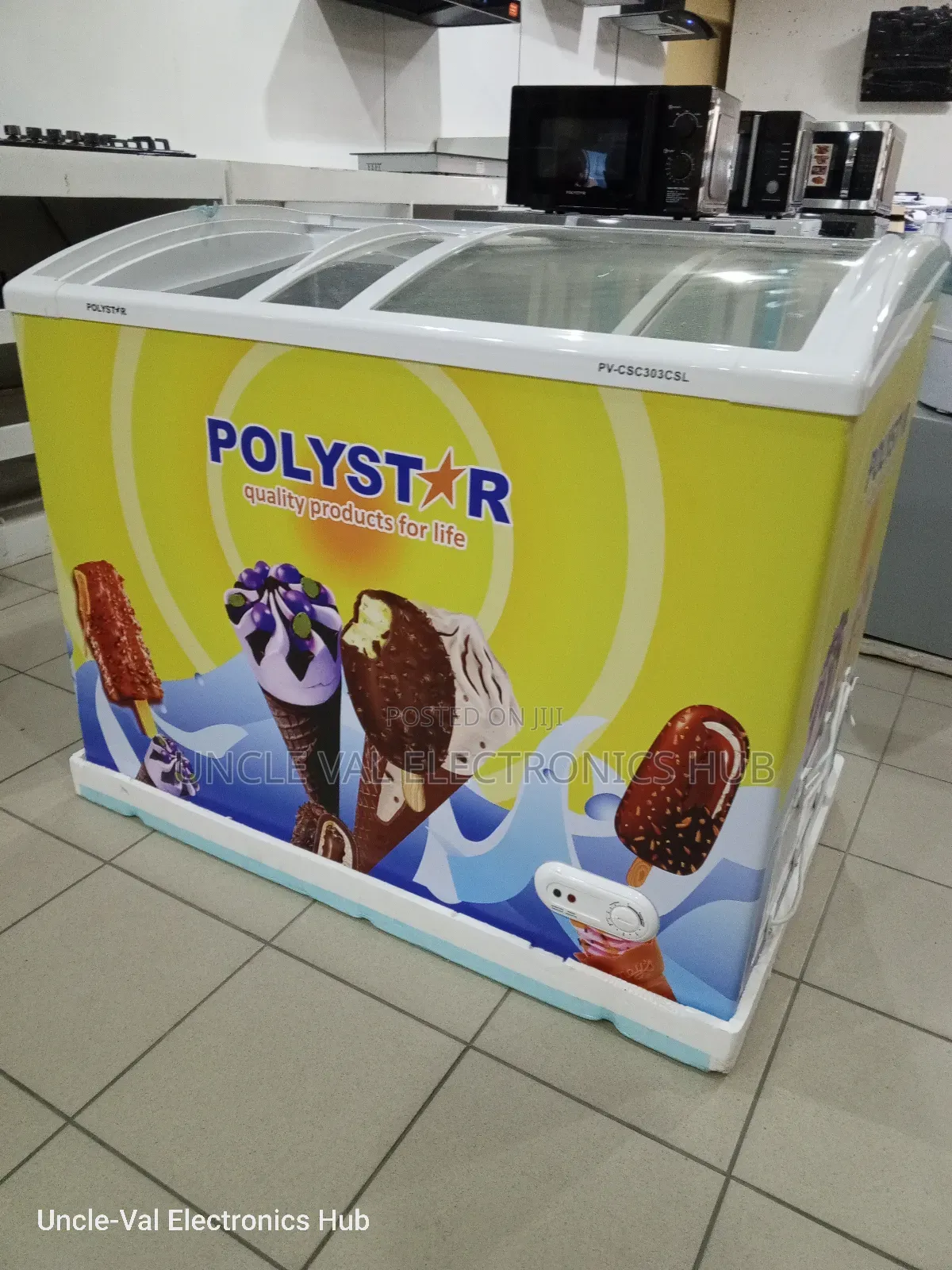 Polystar Showcase Freezer 303l