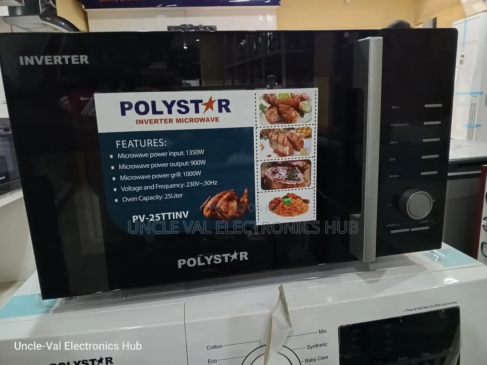 Polystar 25l Inverter Microwave Oven