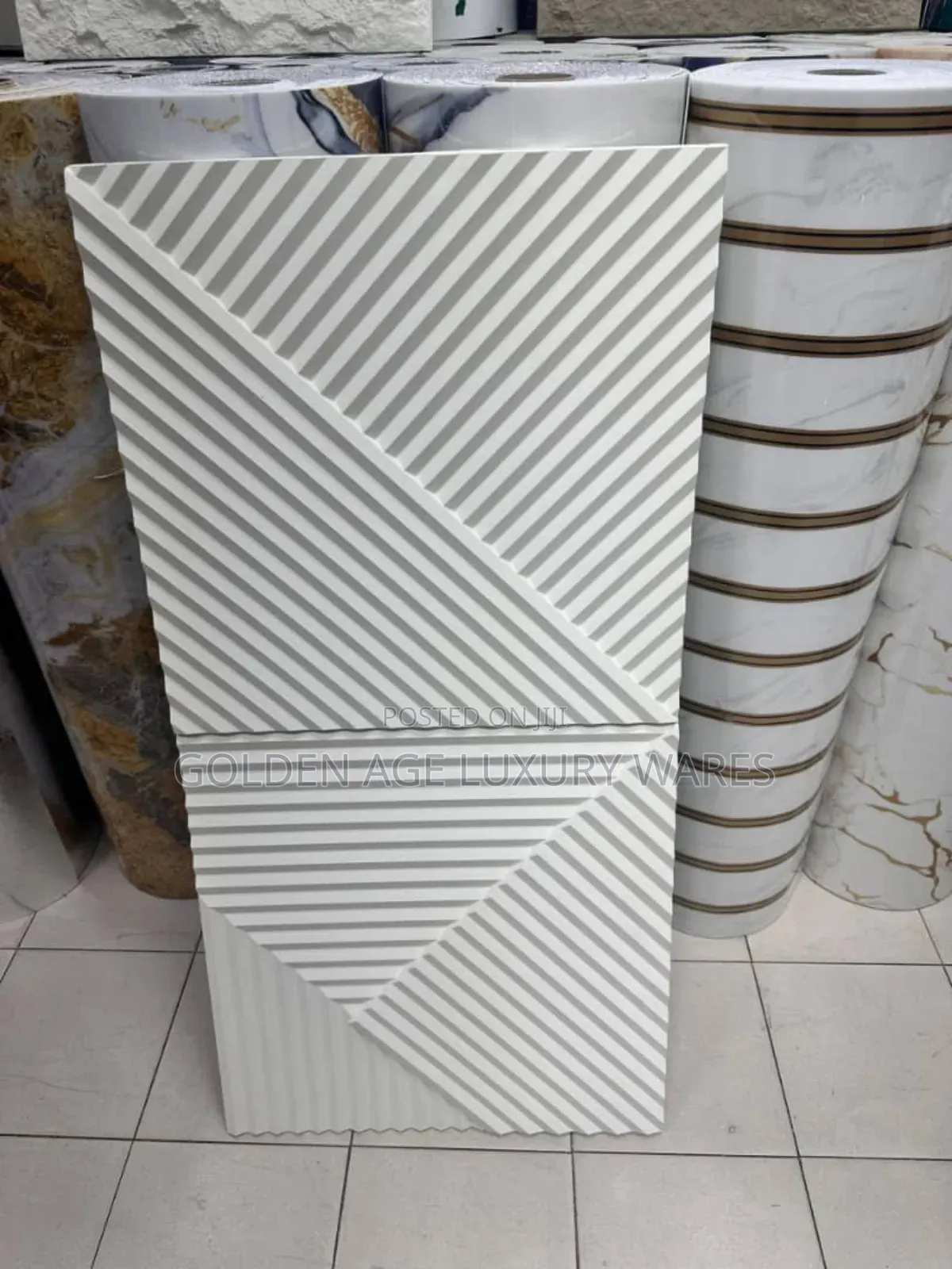 White Pu Wall Panel New Design