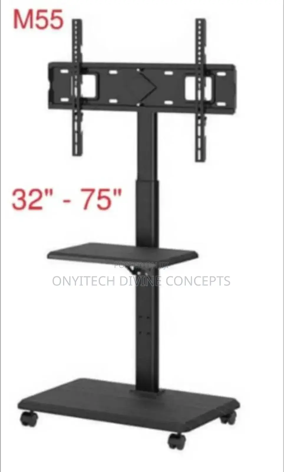 Movable Tv Stand With Shelve M55