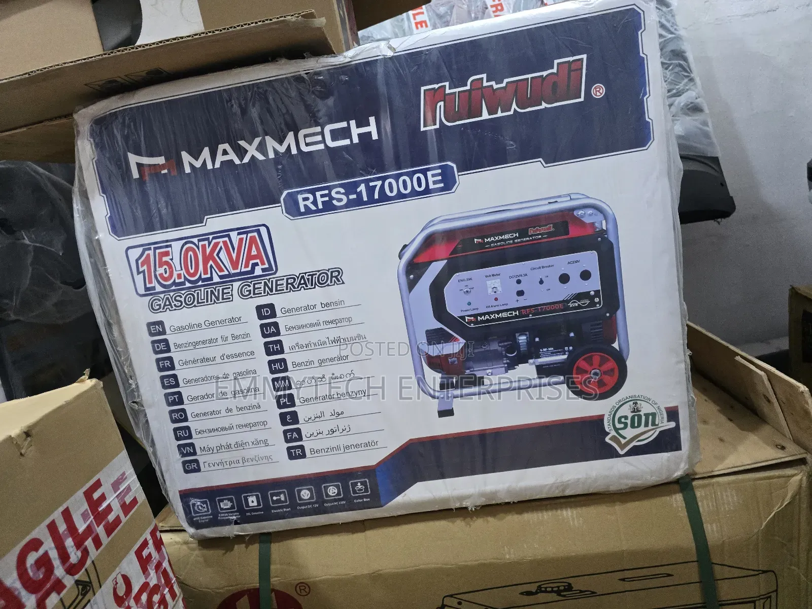 Do You Have Maxmech Petrol Generator 15kva 100% Copper Coil