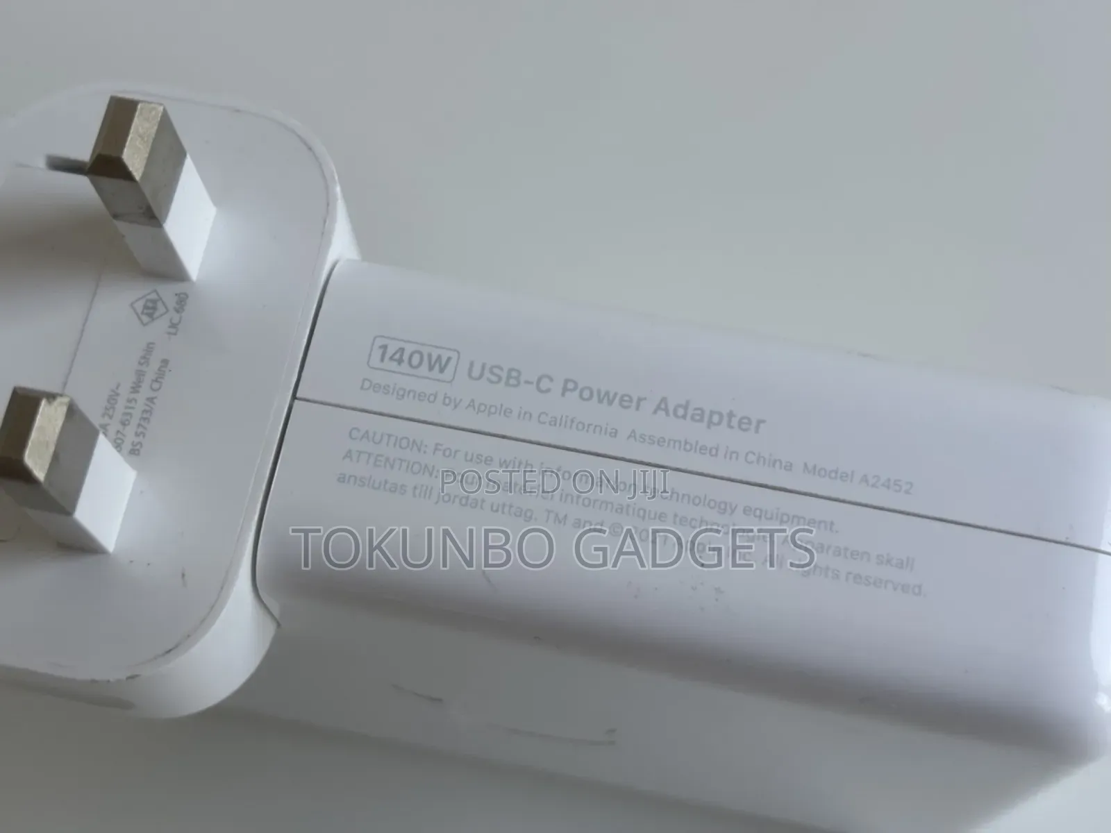 Apple Direct 140w Macbook Pro Usbc/M1/M2/M3/M4 Adapter