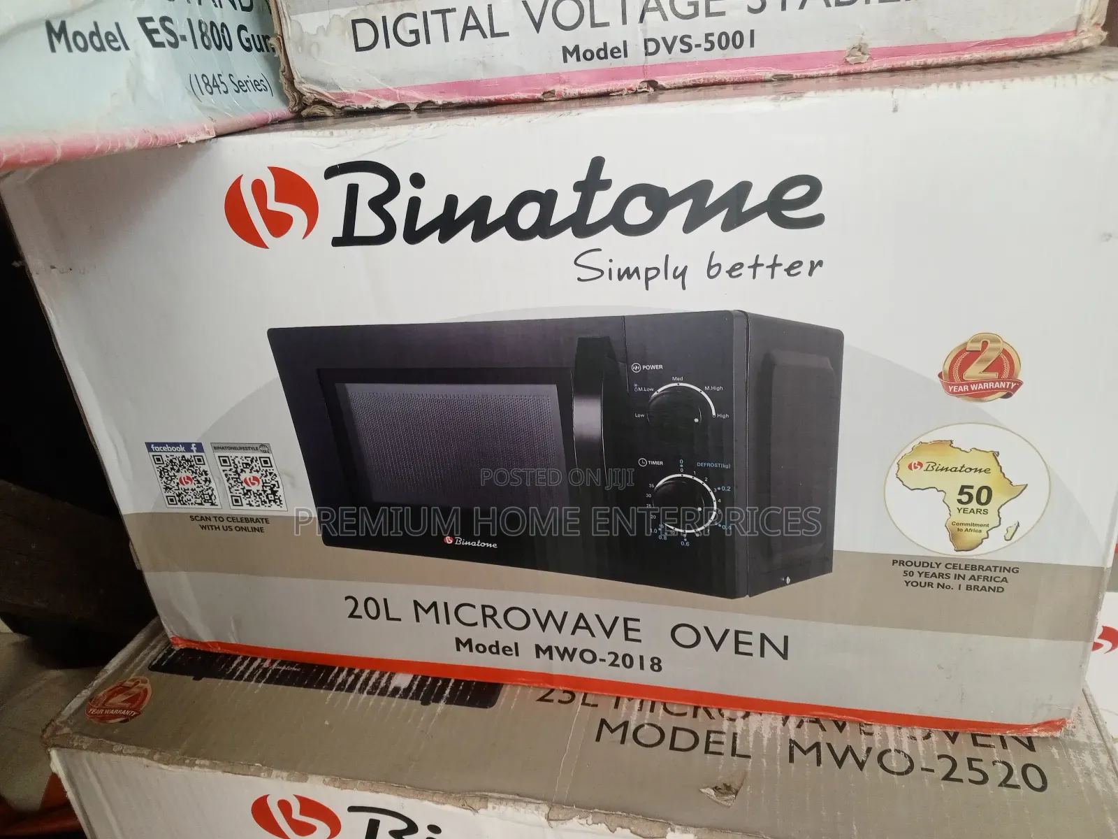 Binatone 20 Litres (Mwo 2018) Microwave Oven -Black
2 Years Warranty