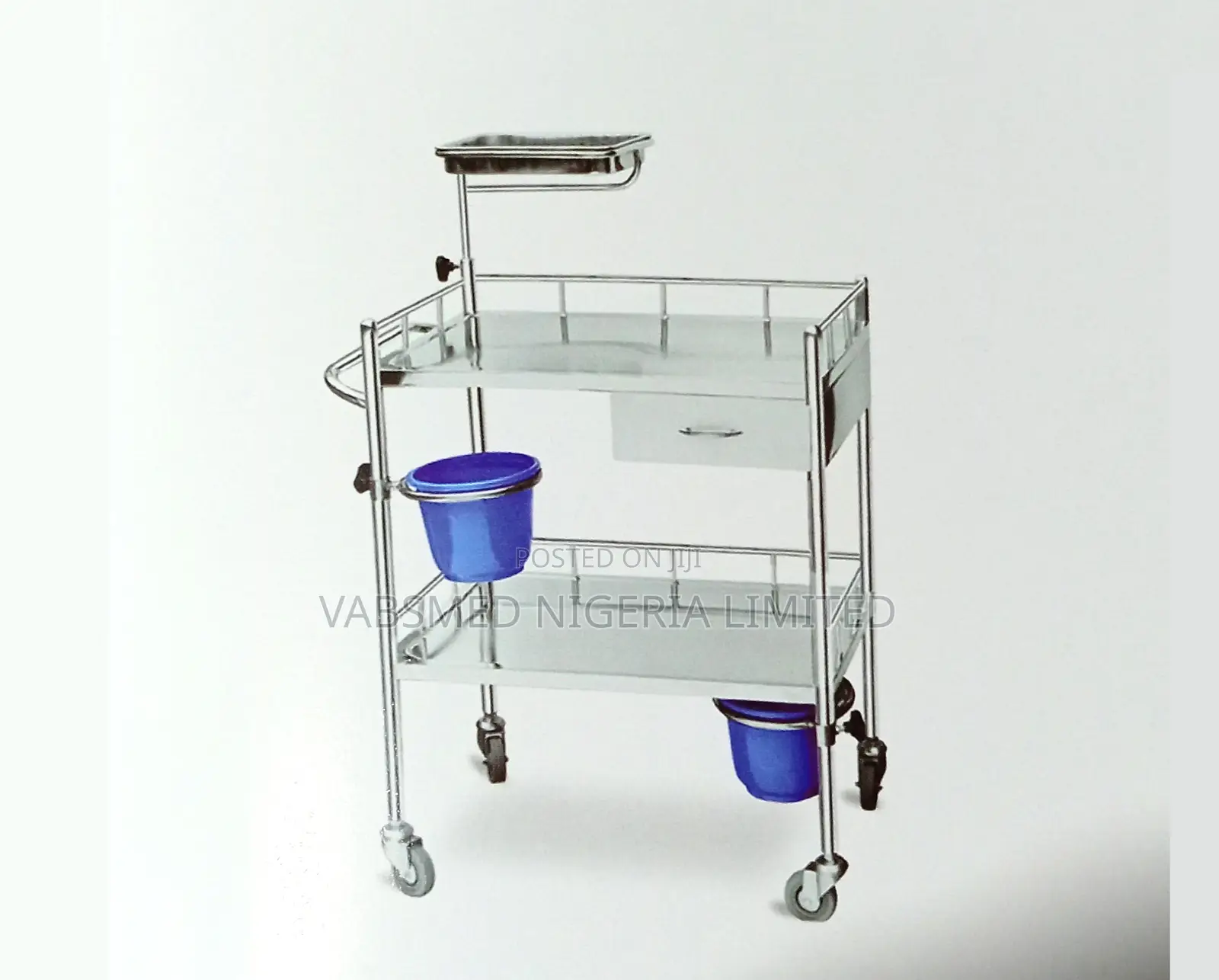 Dressing Trolley With 2-Buckets