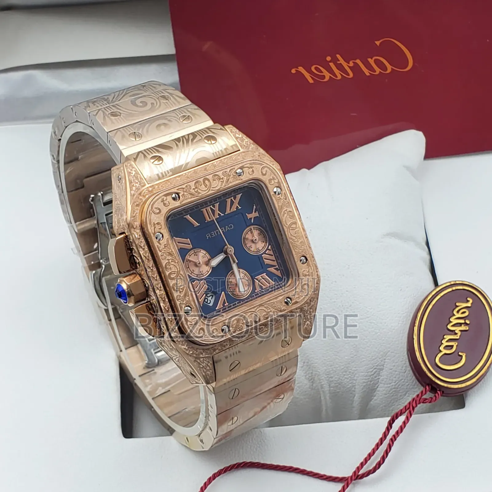 Original Cartier Gold Stainless Steel, Chronograph Watch