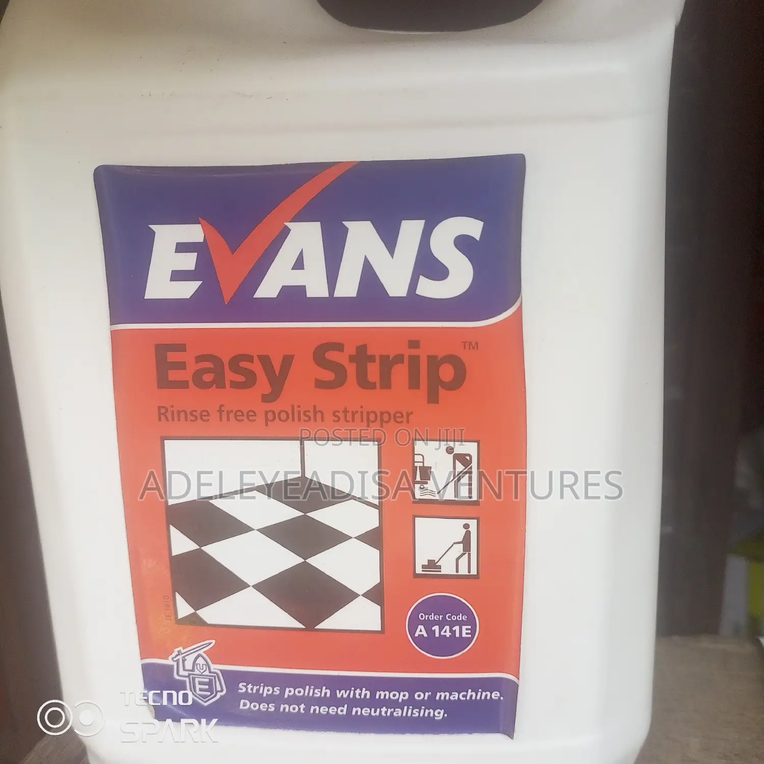 Evan Easy Strip Floor Polish 5liter