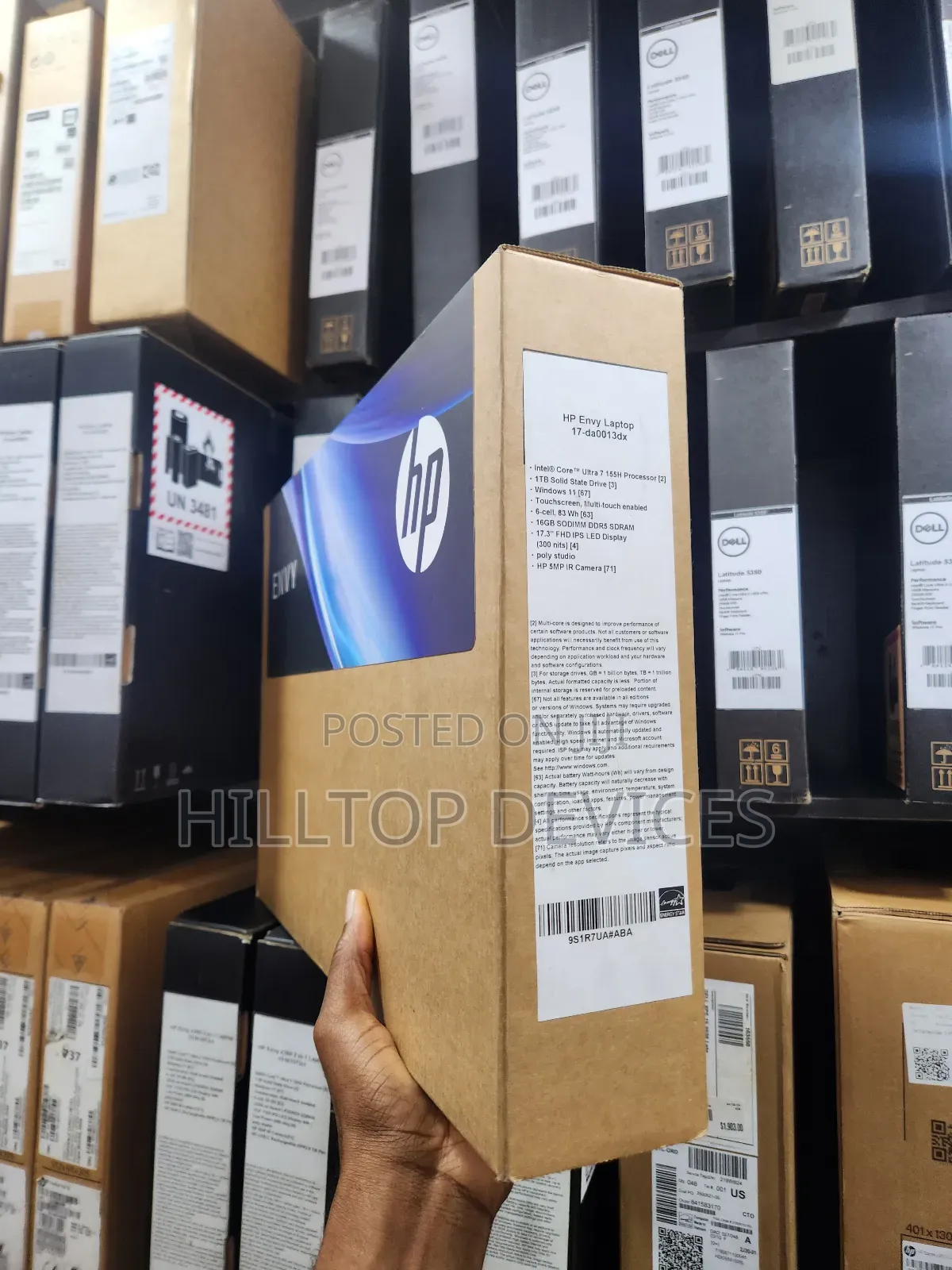 New Laptop HP Envy 17 16GB Intel Core Ultra 7 SSD 1T
