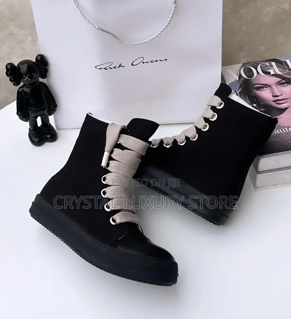 Rick Owens Quality Luxury Men Sneakers