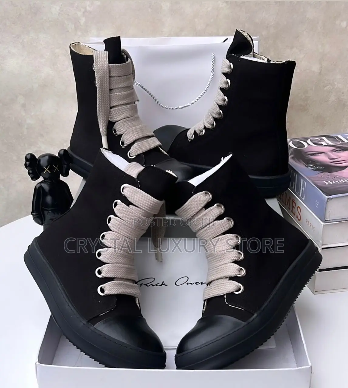 Rick Owens Quality Luxury Men Sneakers