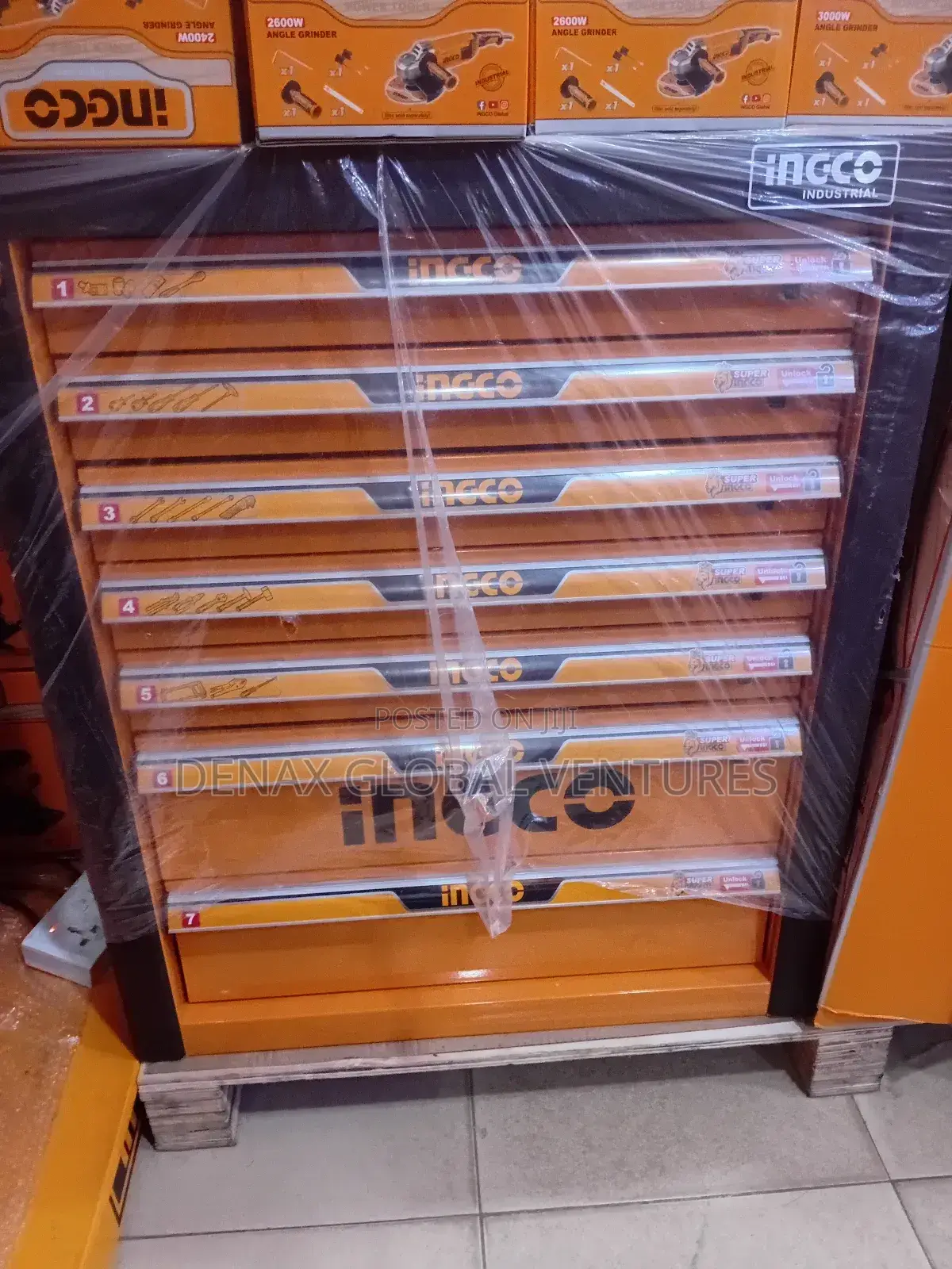 7 Drawer Tools Box Set With 328pcs of Tools