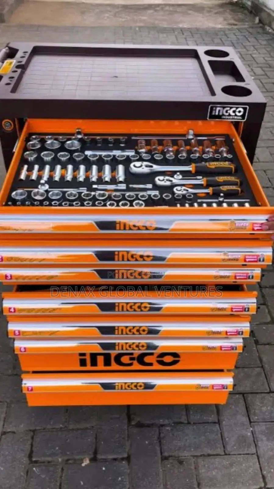 7 Drawer Tools Box Set With 328pcs of Tools