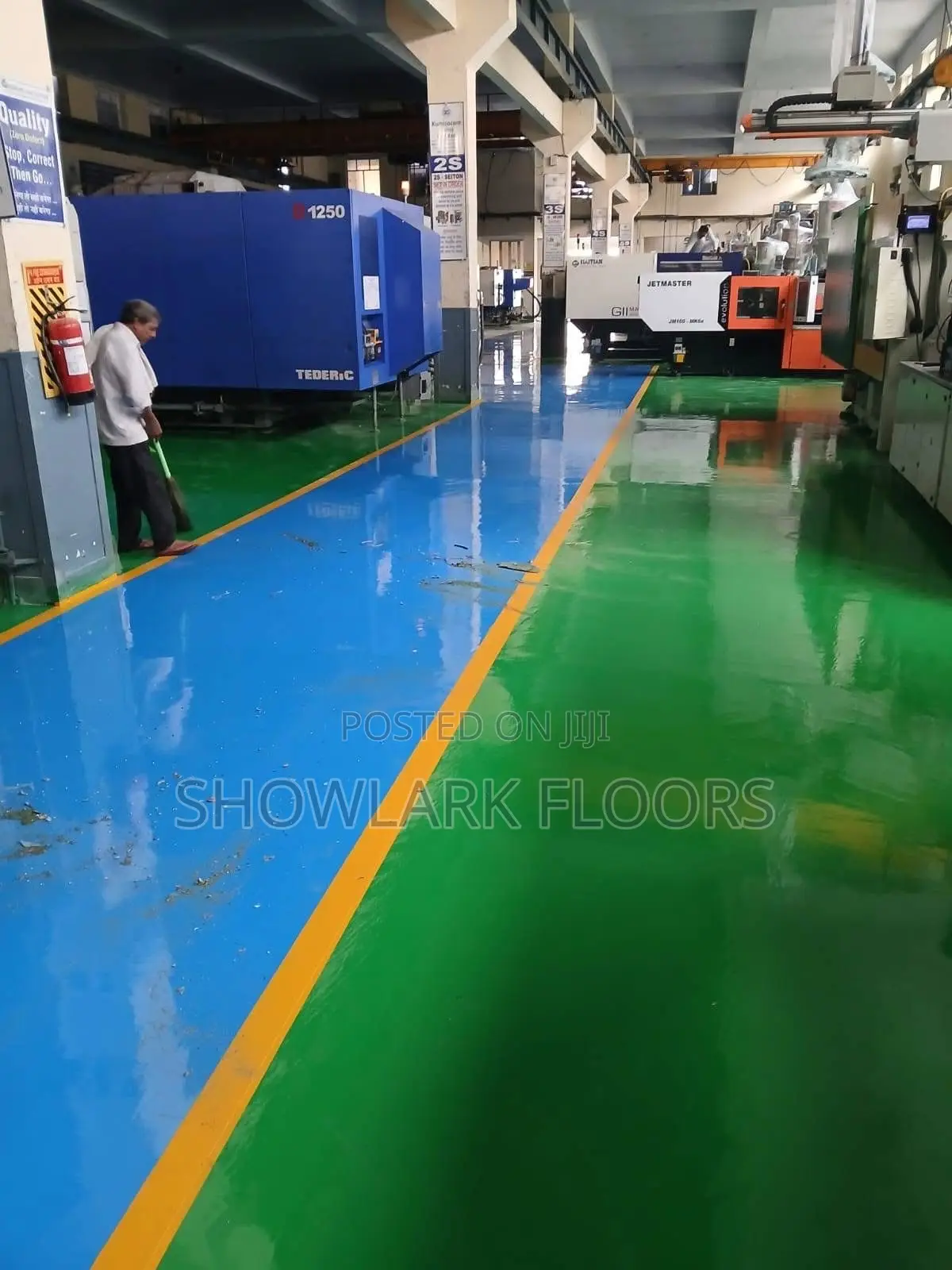 Leveling Epoxy Floor