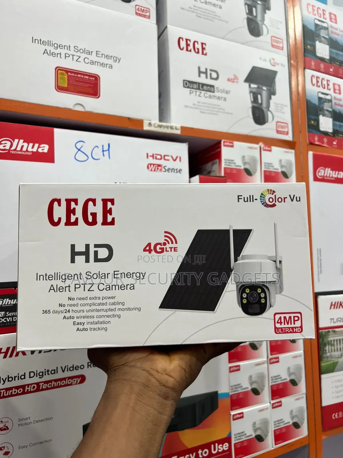 4g Auto Tracking Single Lens Solar PTZ Camera