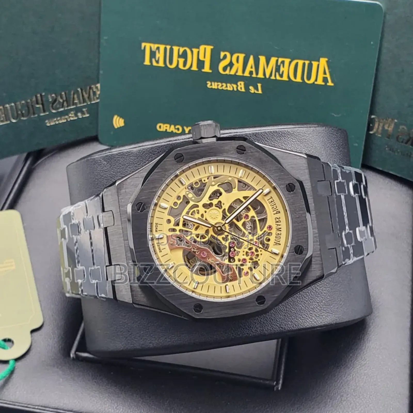 Original Audemars Piguet Black Stainless Steel Mechanical Watch