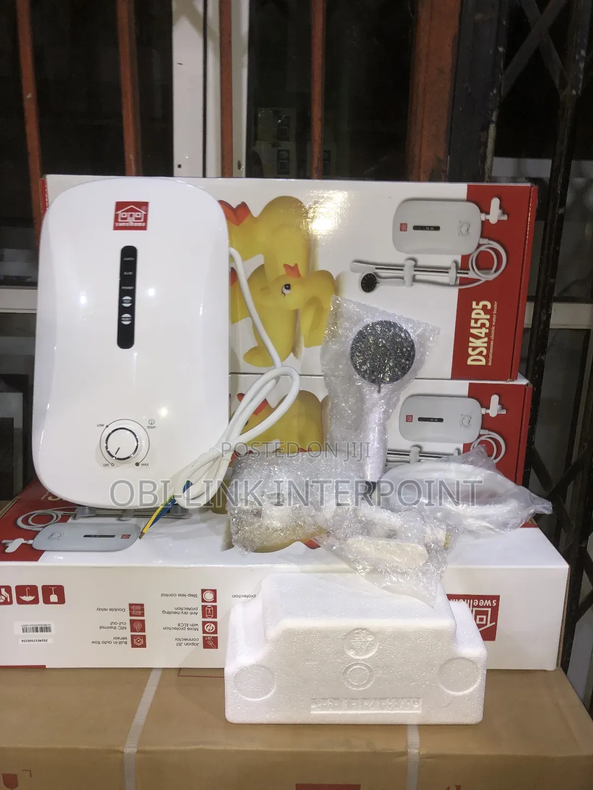 Sweet Home Instant Water Heater With Hand Shower