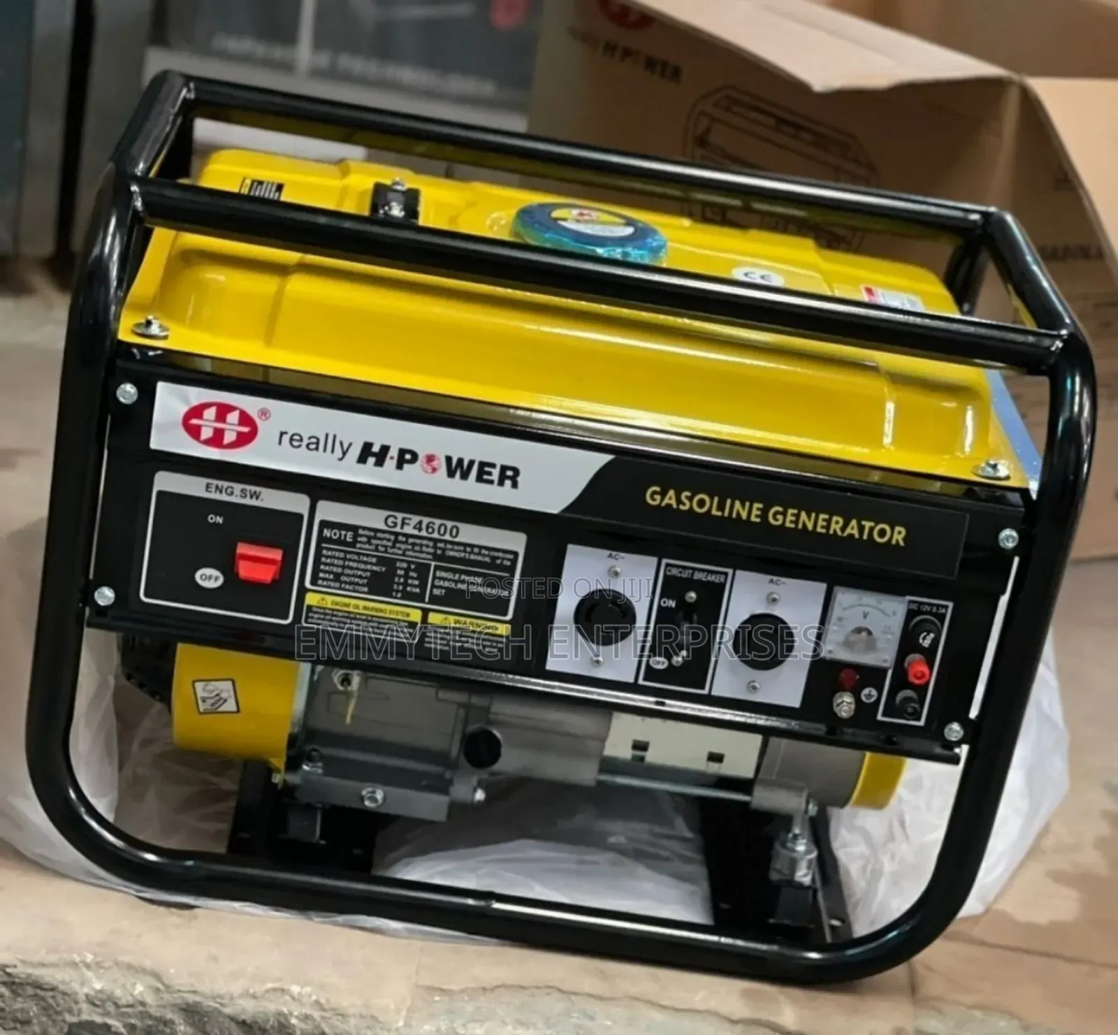 3.5kva Really H.Power Petrol Generator 100% Copper Coil