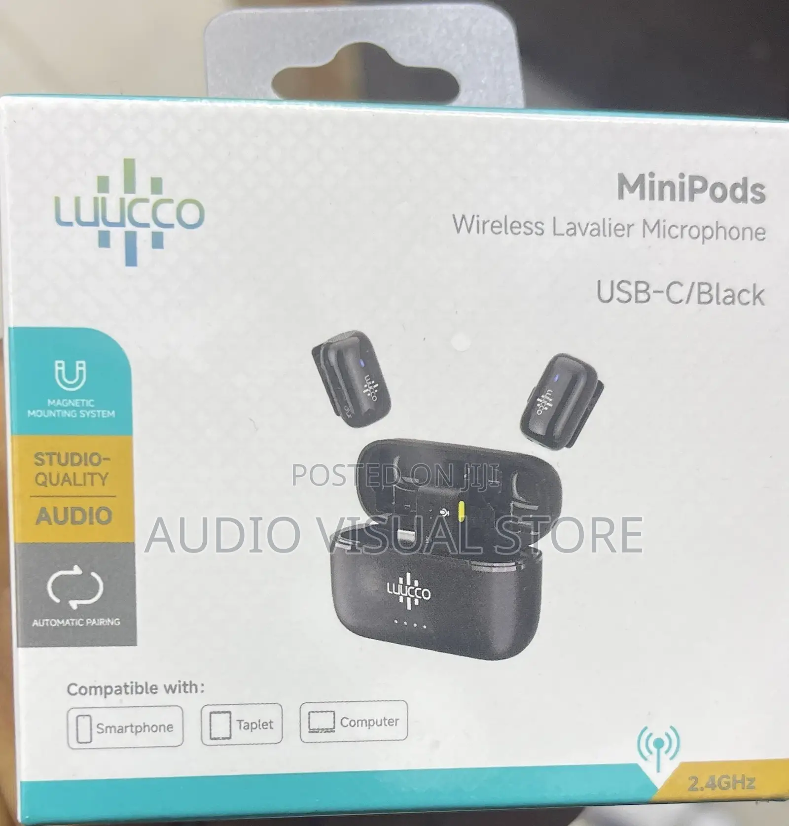 Luucco Mini Pods Wireless Lavalier Microphone