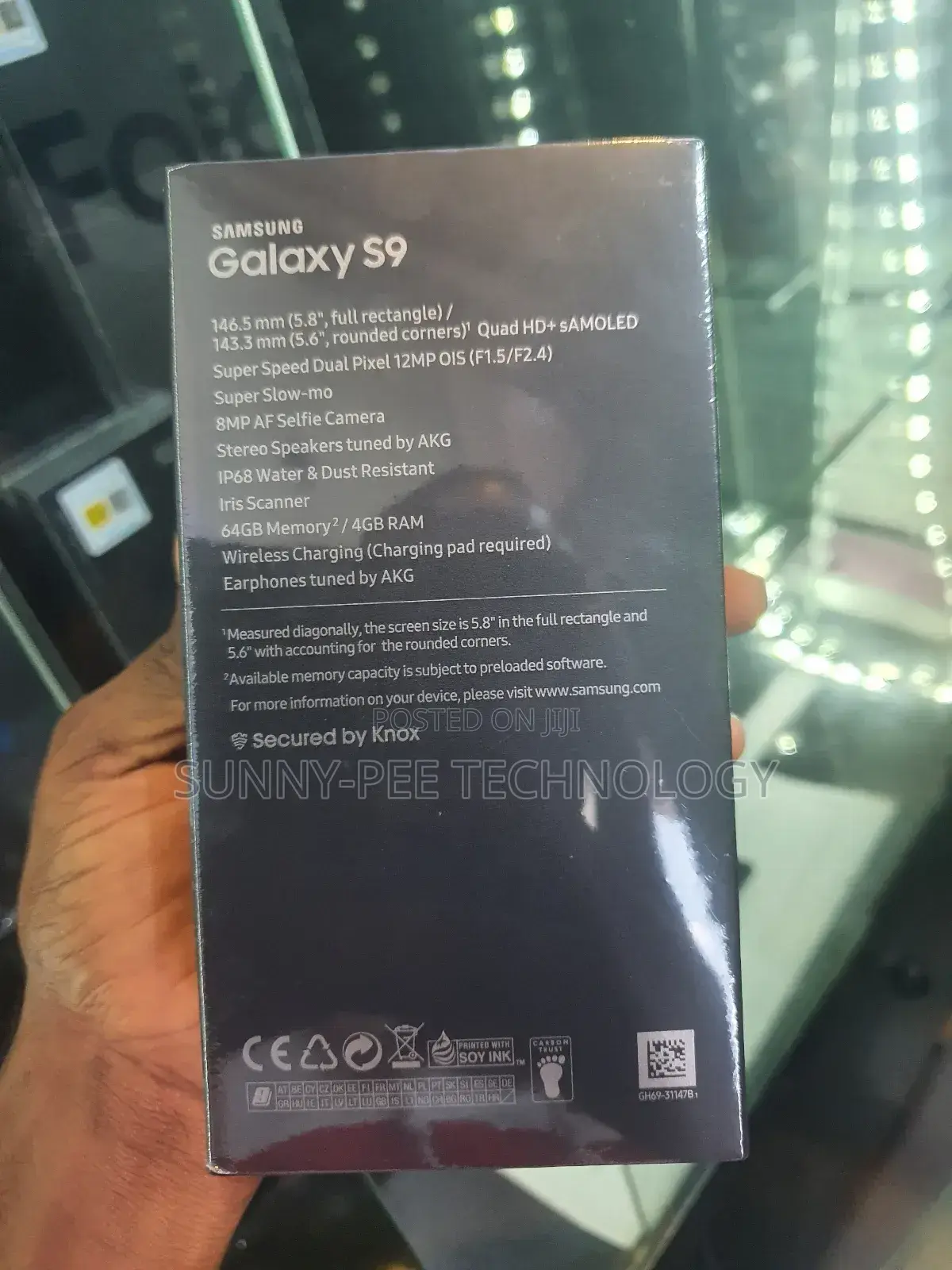 New Samsung Galaxy S9 64 GB Black