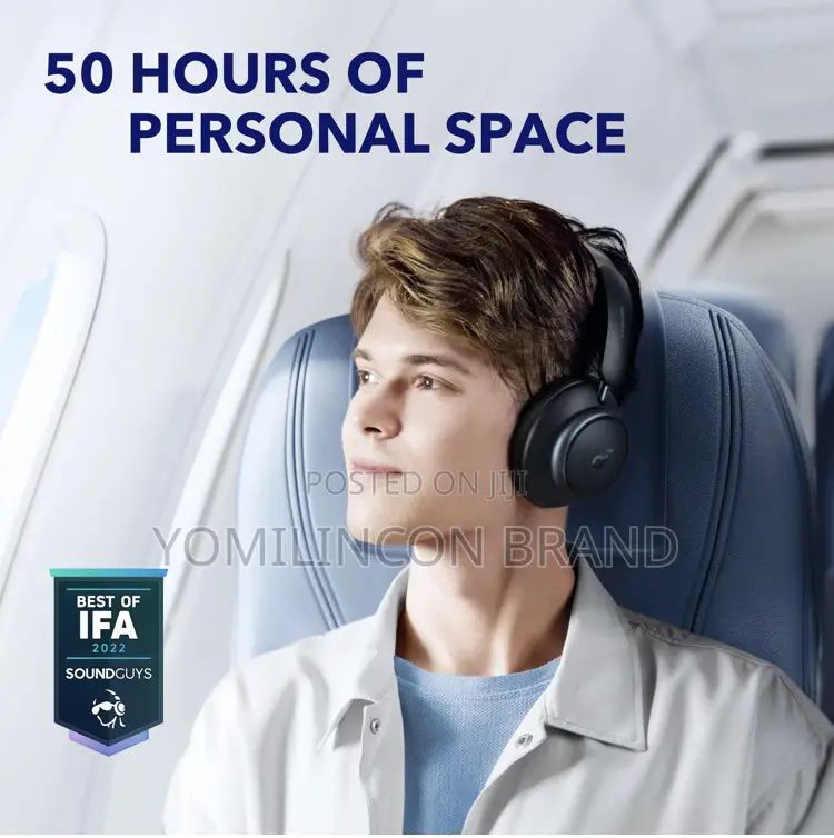 Soundcore Space Ǫ45 Black - Wireless Noise Cancelling Headphones.