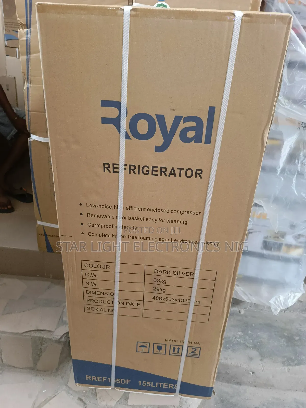 Double Door Refrigerator Royal 155 Liters
