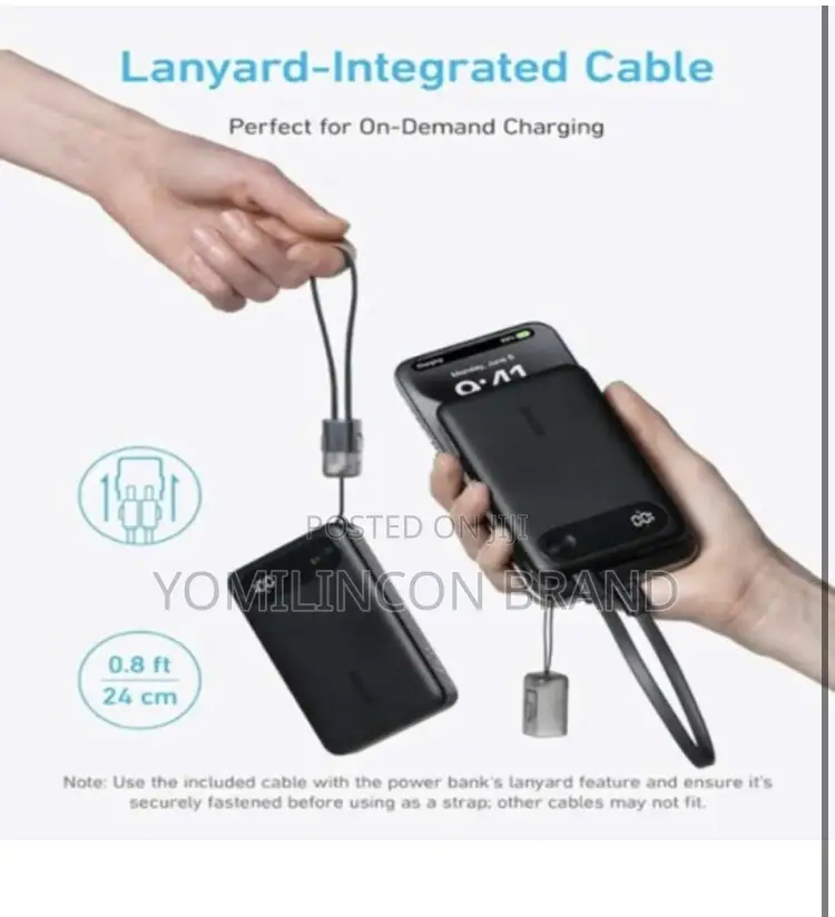 Anker Power Bank ( 22.5w) Black