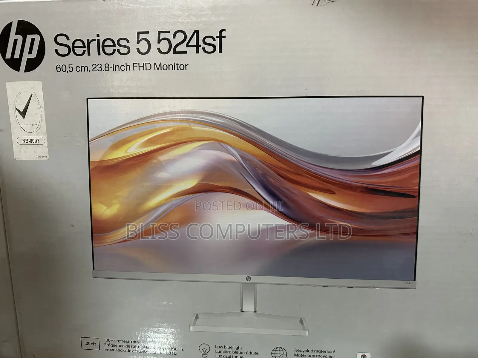 HP Series 5 524sf FHD Monitor 23.8 Silver