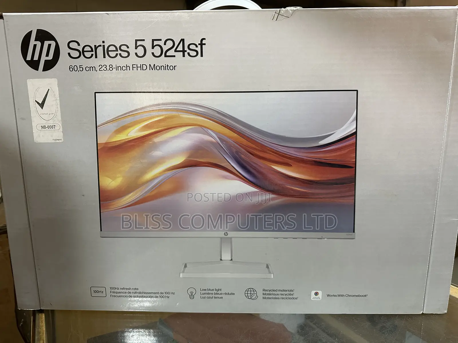 HP Series 5 524sf FHD Monitor 23.8 Silver