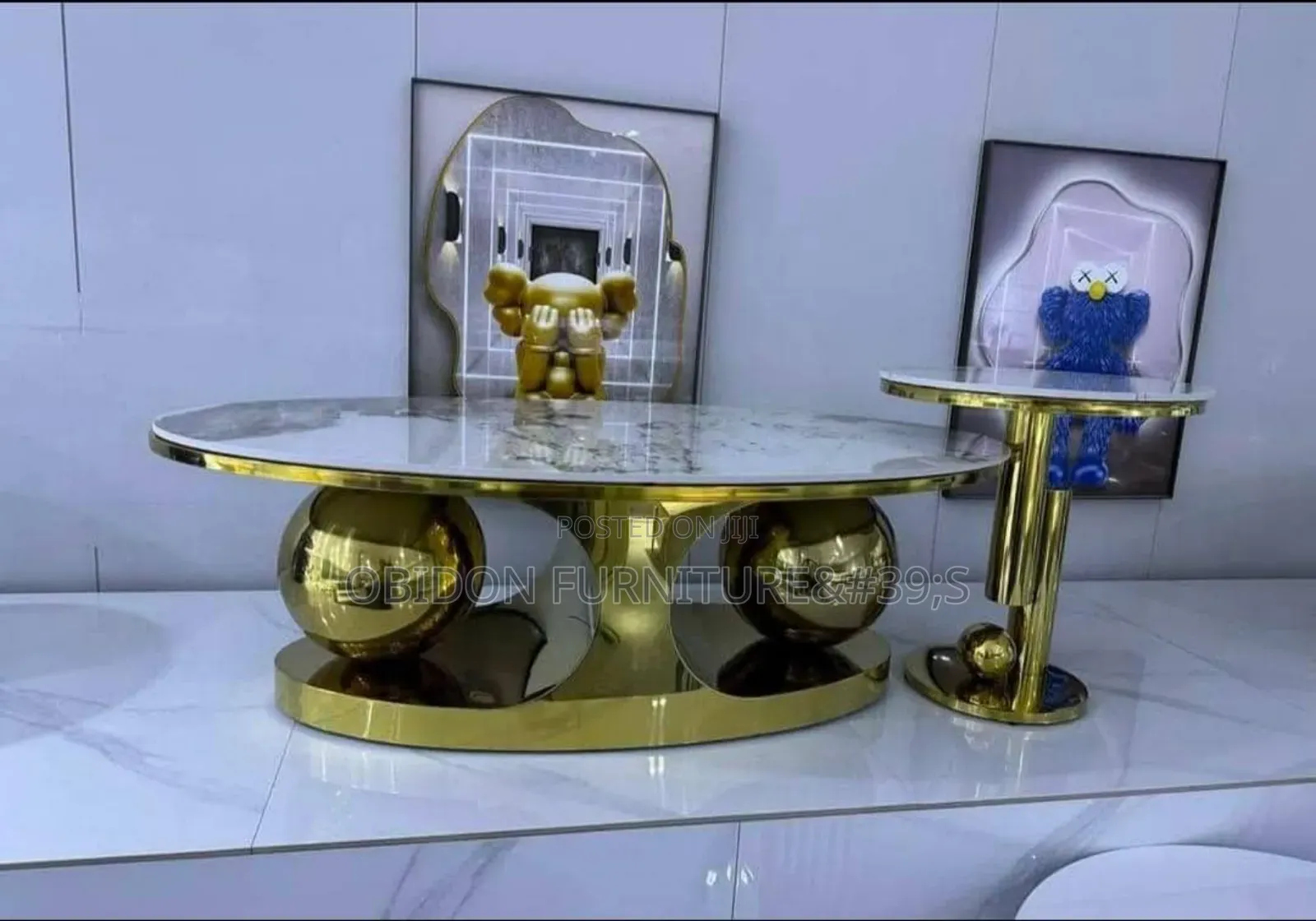 Portable Marble Table Center Table