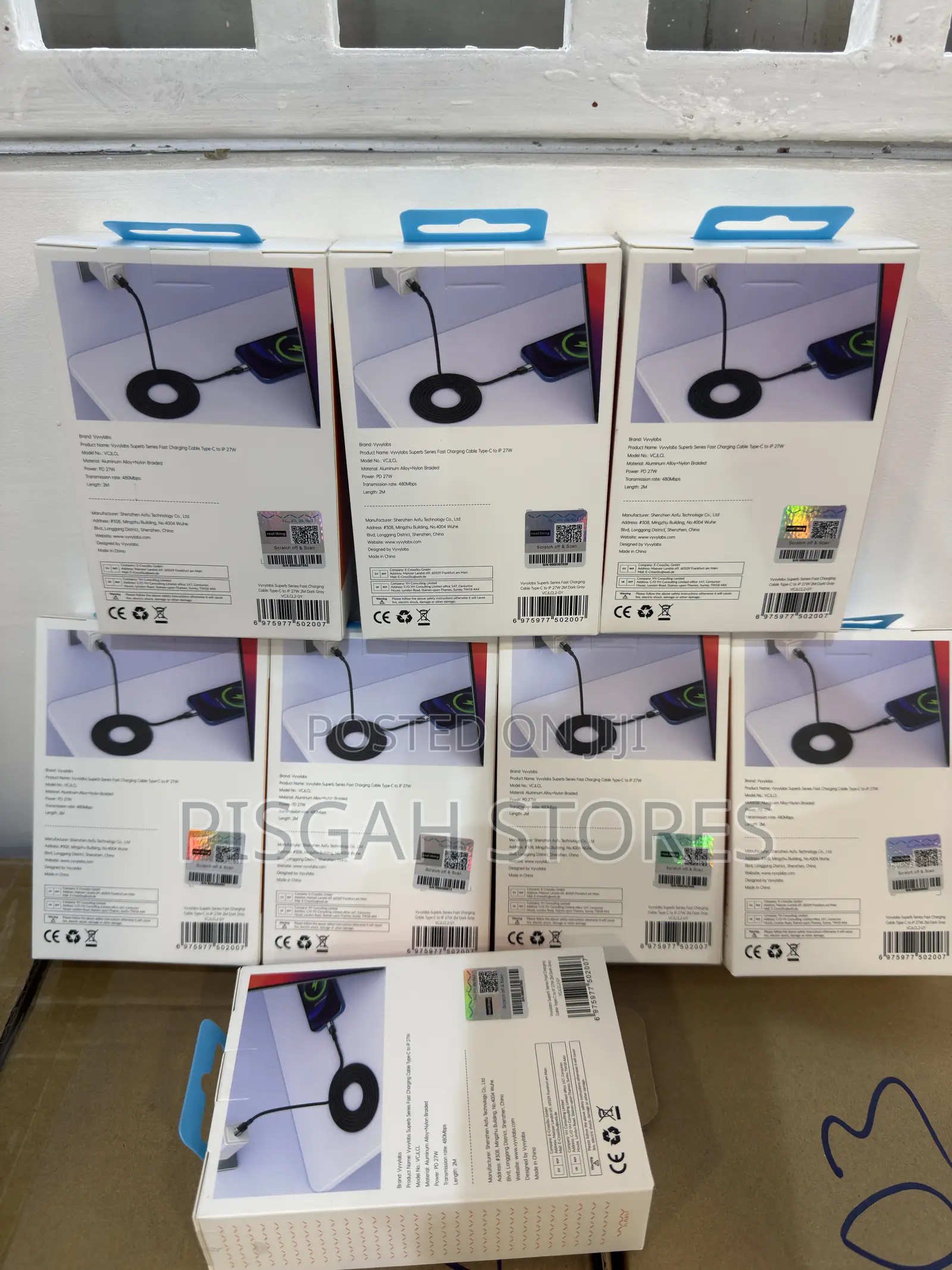 Vyvylabs Super Series Fast Charging Cable Type-C to Ip 27w