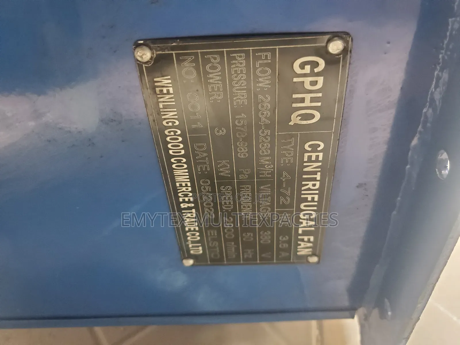 Industral Volume Blower 3kw/4hp