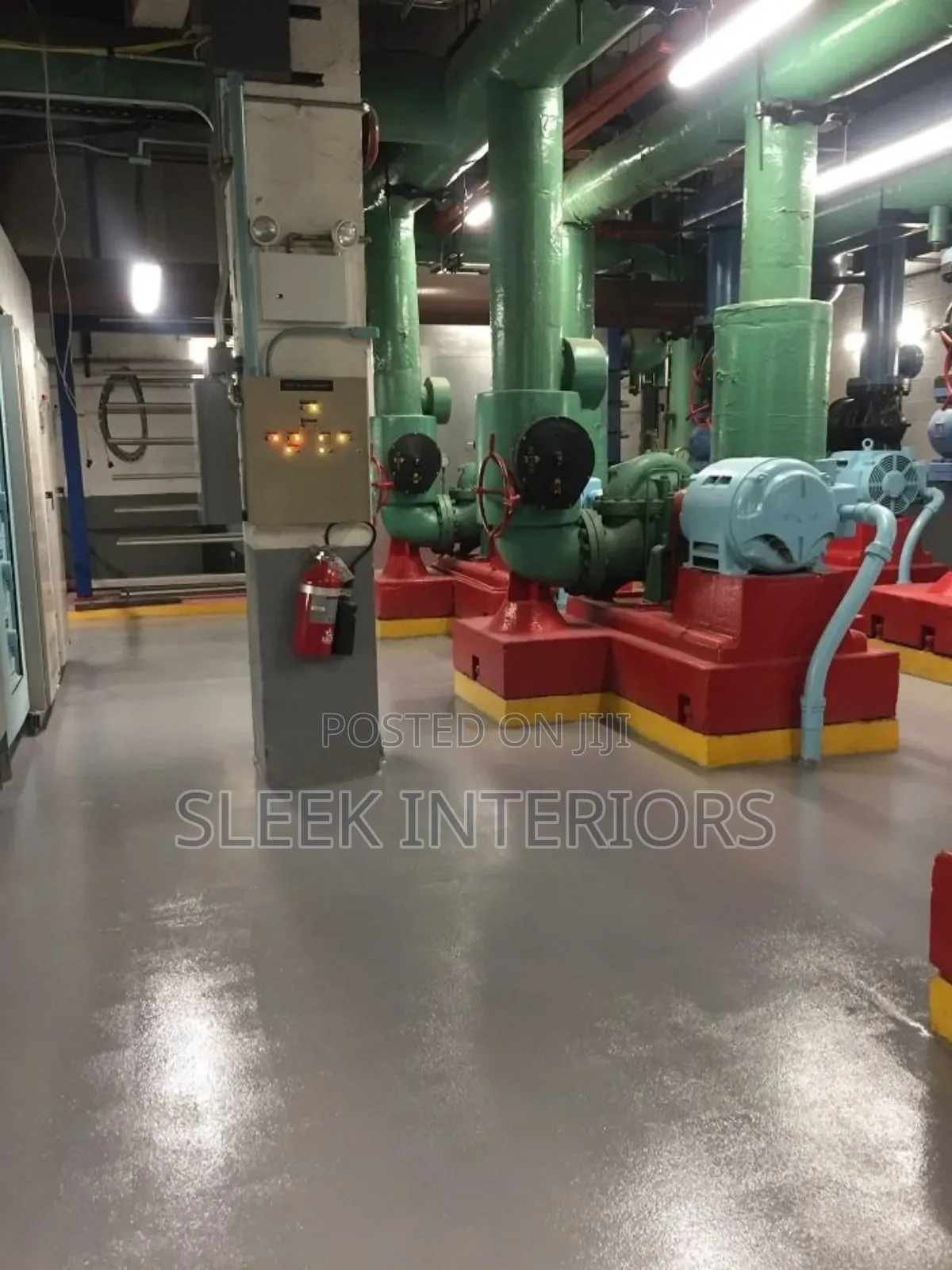 Seamless Epoxy Manufacturing Flooring