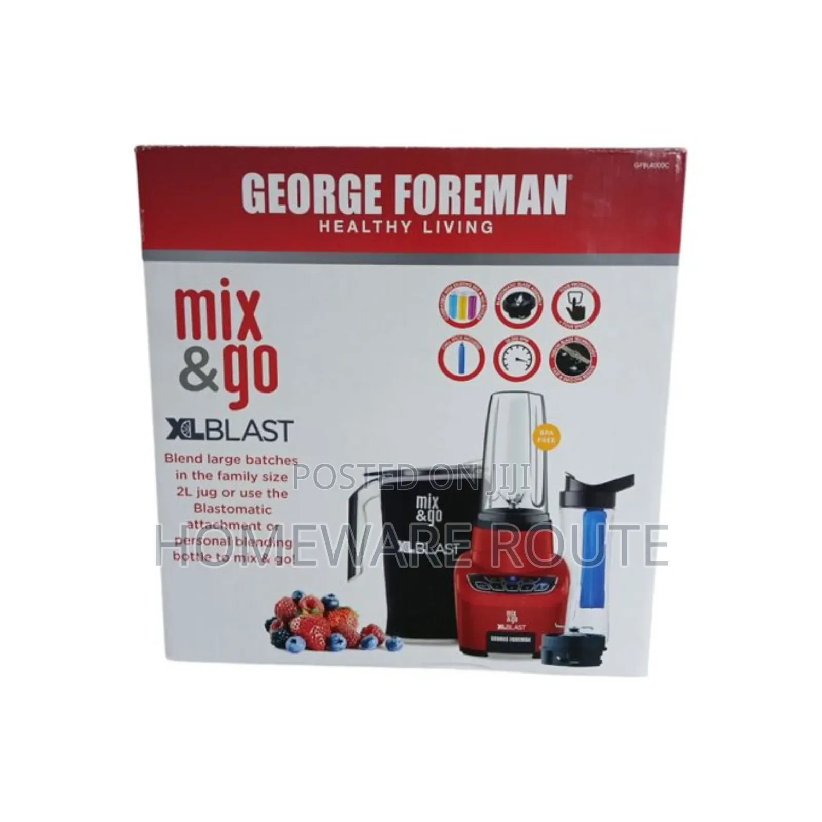 George Foreman Mix and Go Blast Xl Blender and Smoothie Maker