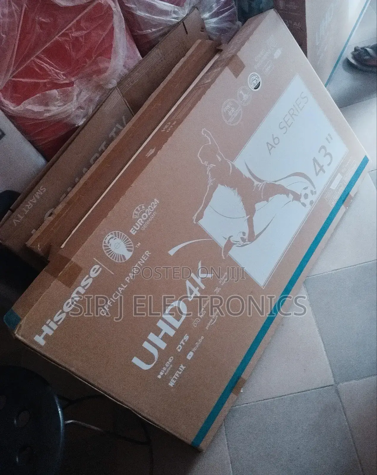 Hisense 43" 4k Uhd Smart Tv + Netflix + Youtube + Warranty