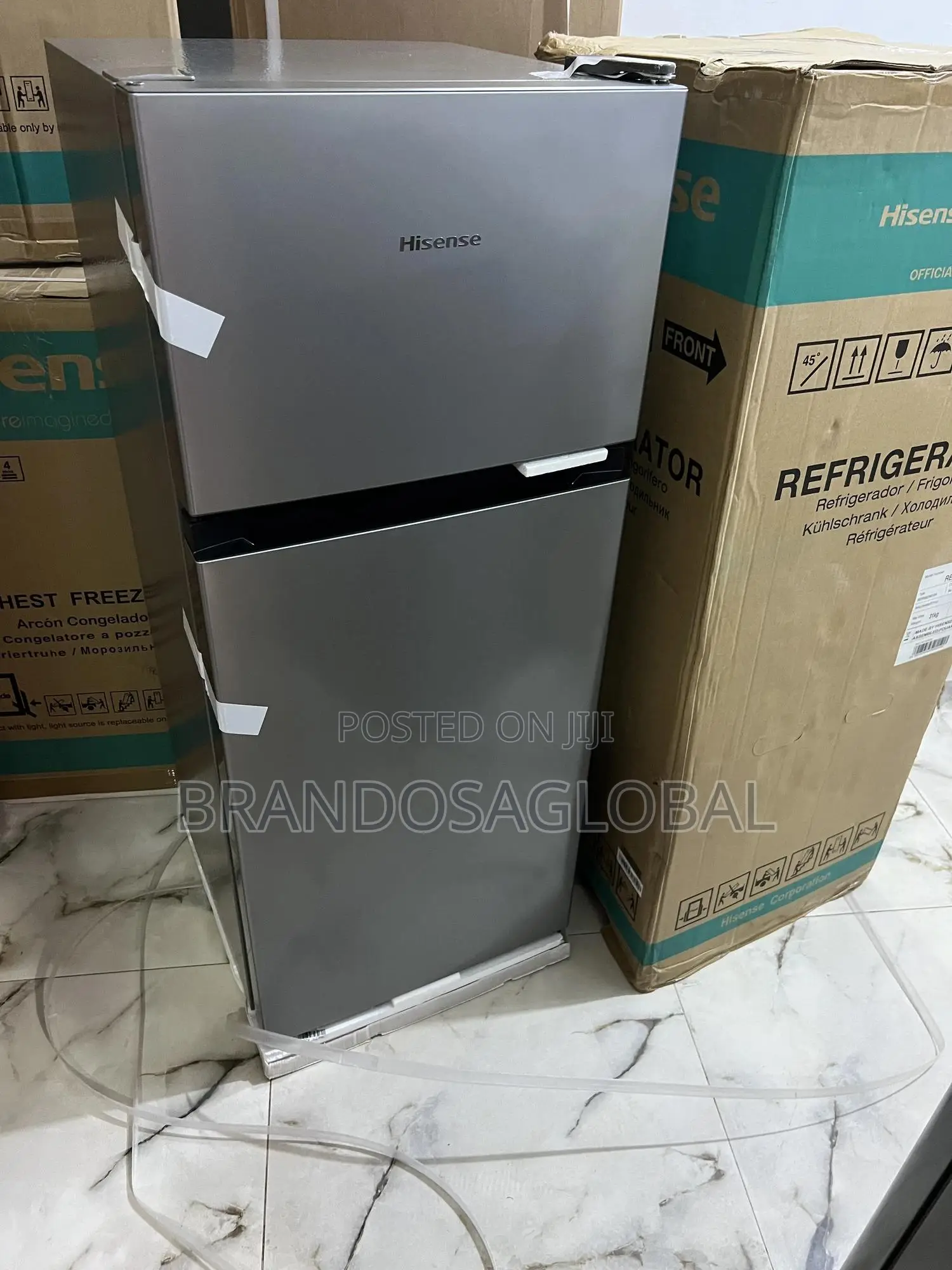Hisense Double Door Fridge Ref172dr -124l