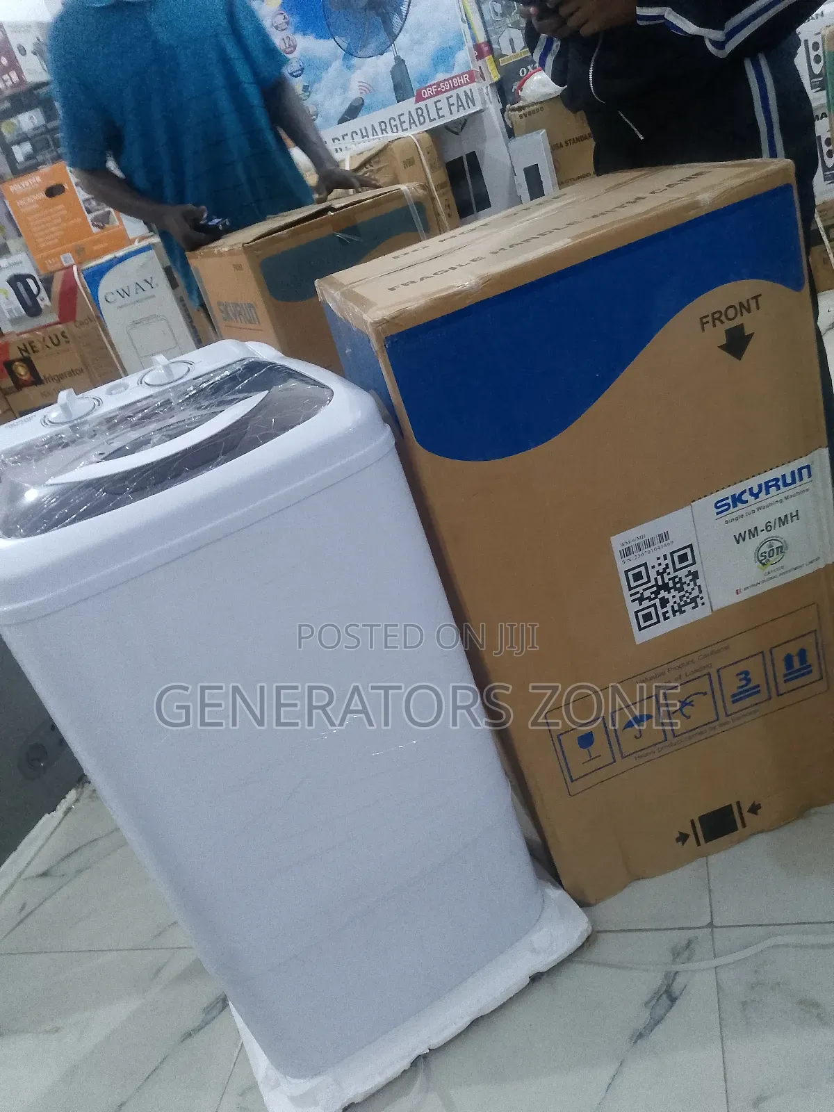 Skyrun 6kg Twin Tub Washing Machine – Efficient Laundry Solution