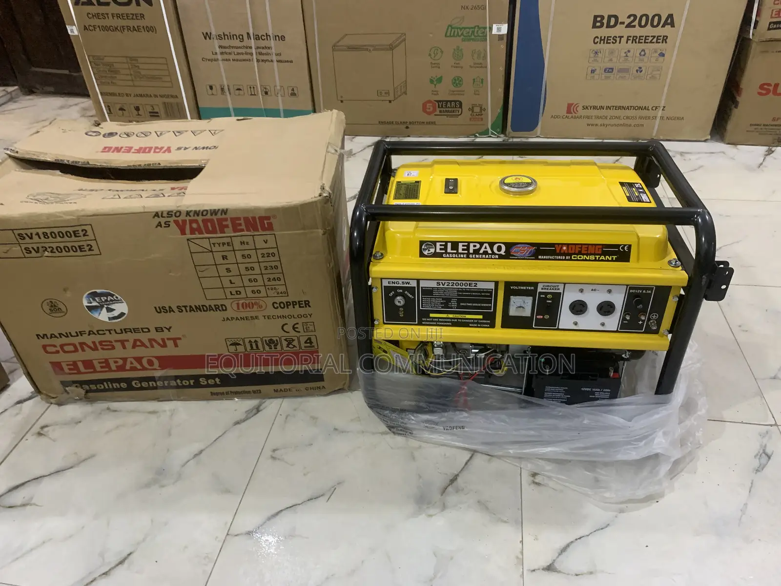 Elepaq Sv22000e2 11kva Heavy-Duty Generator