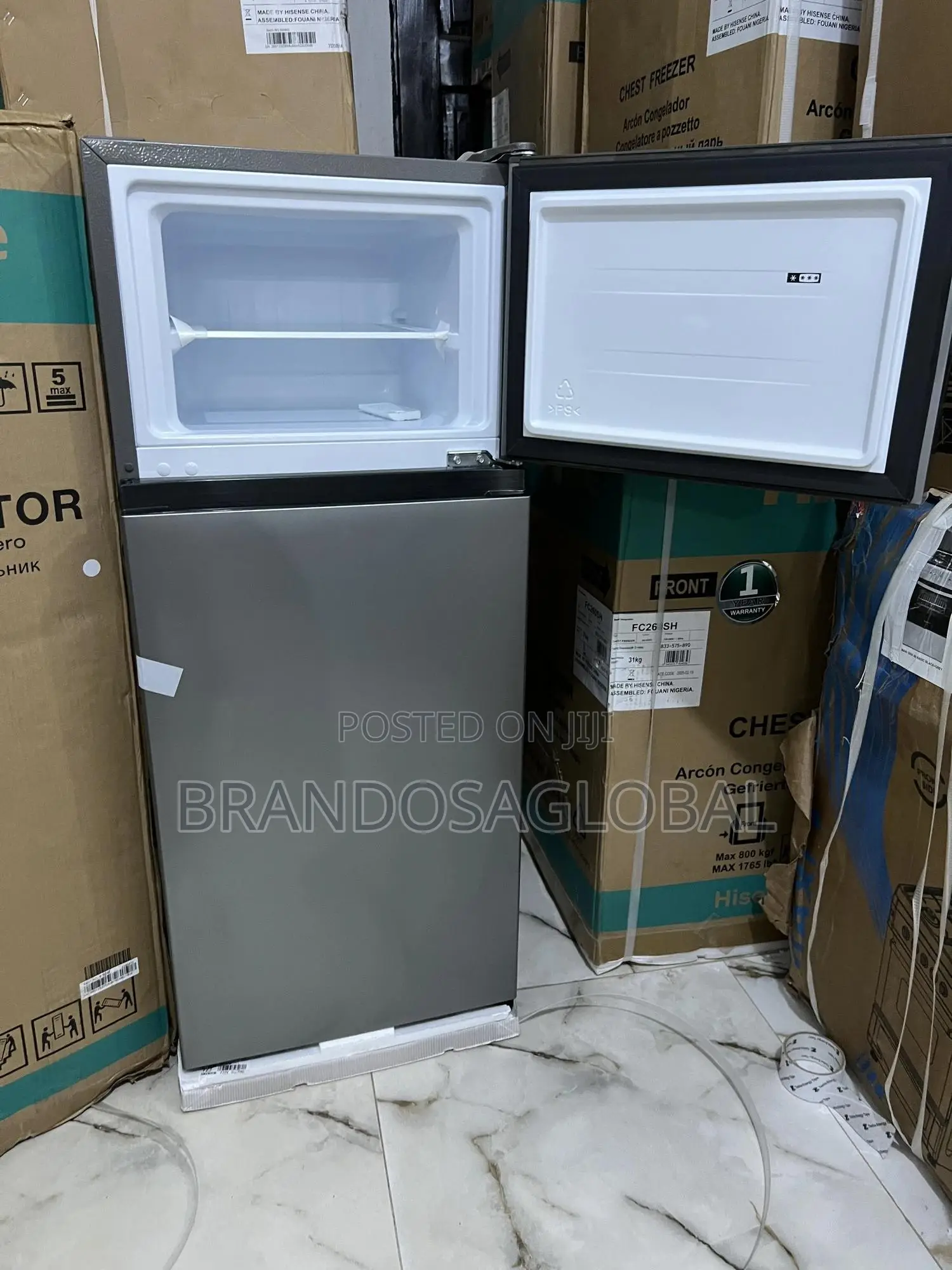 Compact Fridge With Freezer – Hisense 124l