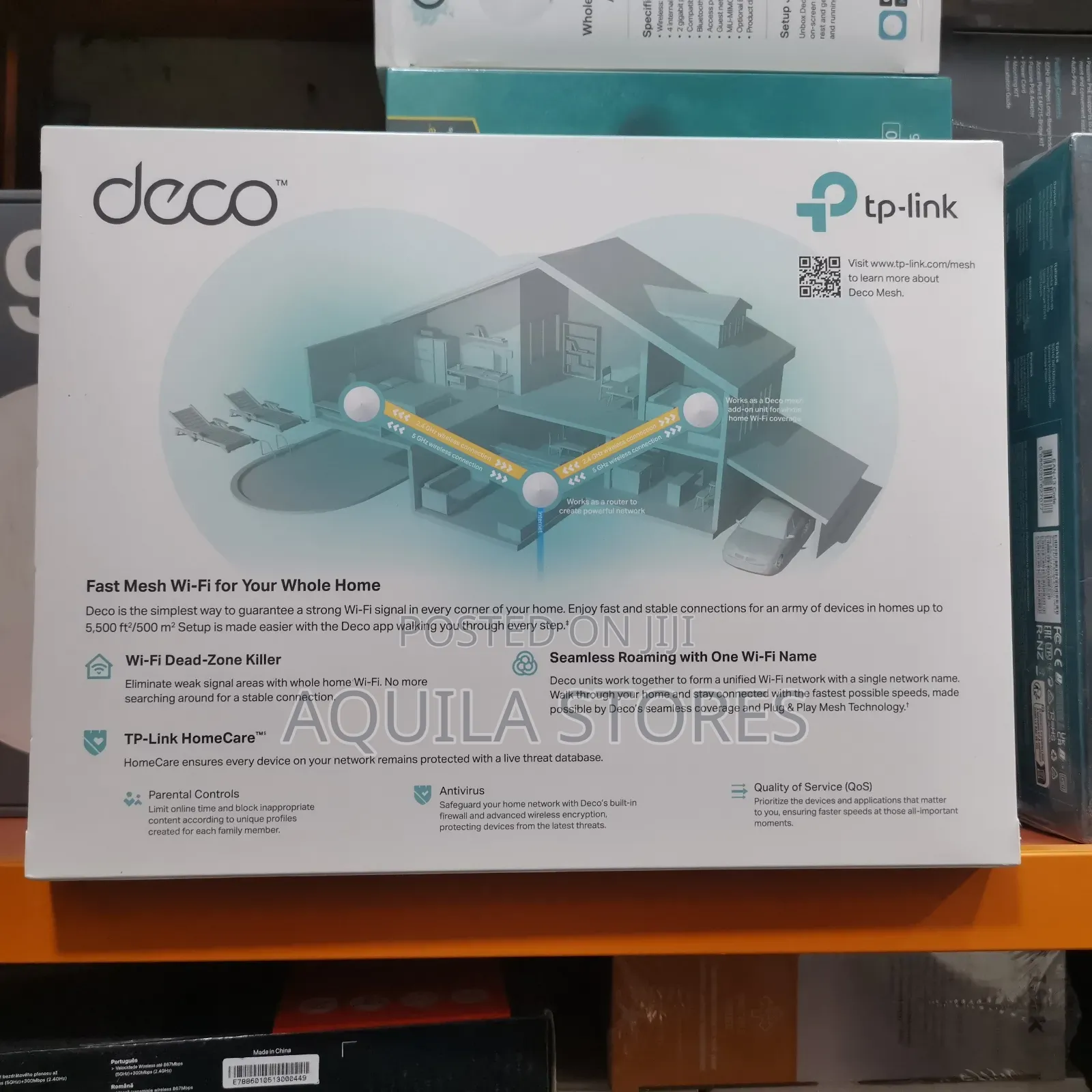 Tp-Link Deco M5 Ac1300 Mu-Mimo Dual-Band Whole Home Wi-Fi System
