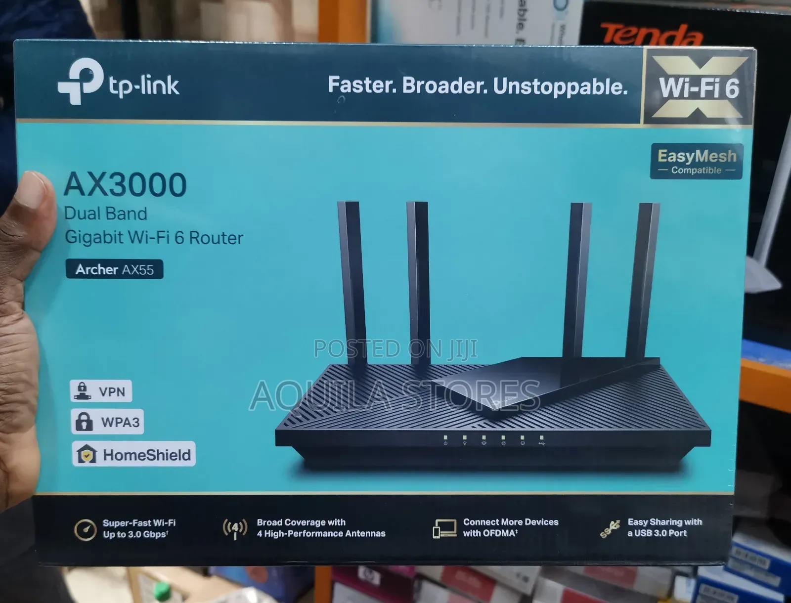 Tp-link Archer Ax55 Ax3000 Dual Band Gigabit Wi-fi 6 Router