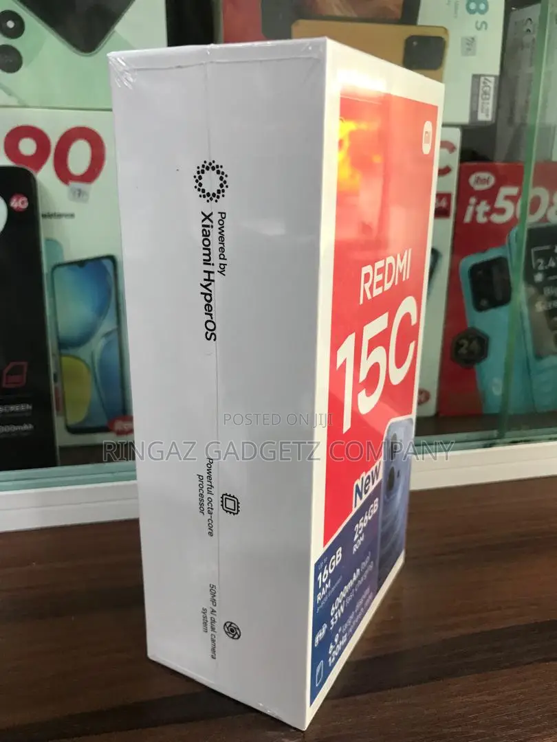 New Xiaomi Redmi 15C 4G 128 GB Black