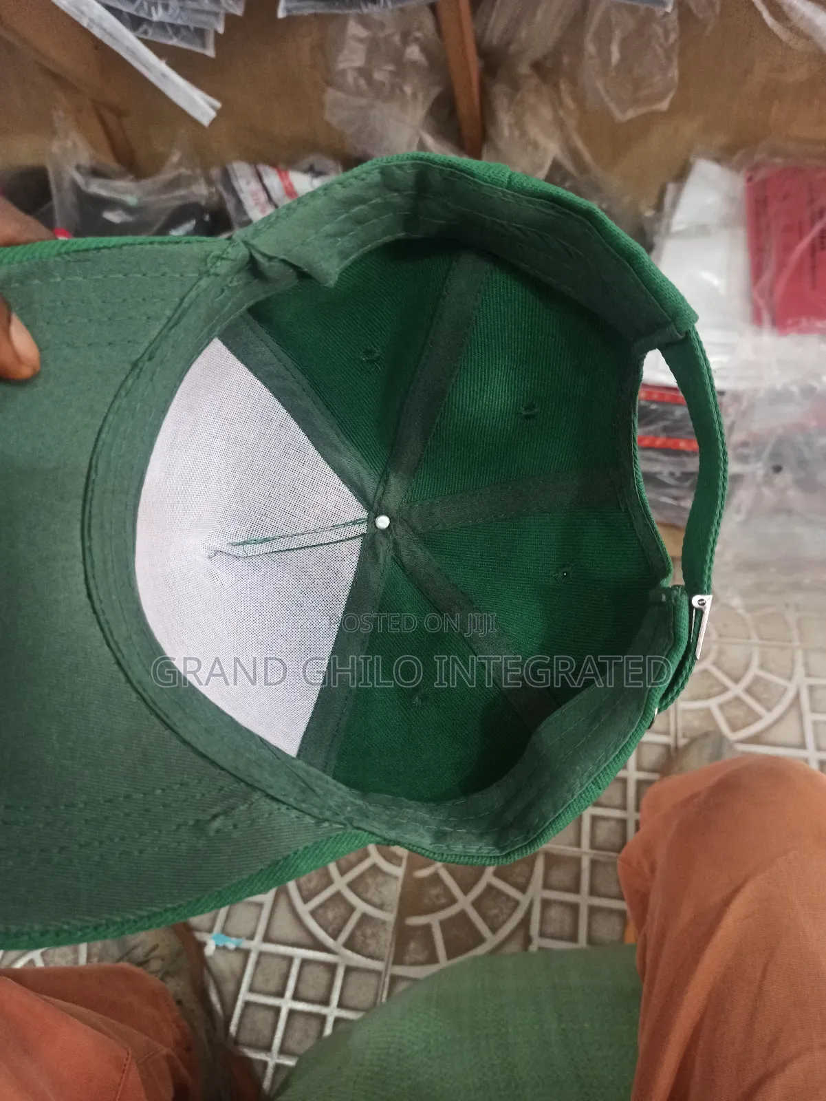 Plain Green Baseball Cap