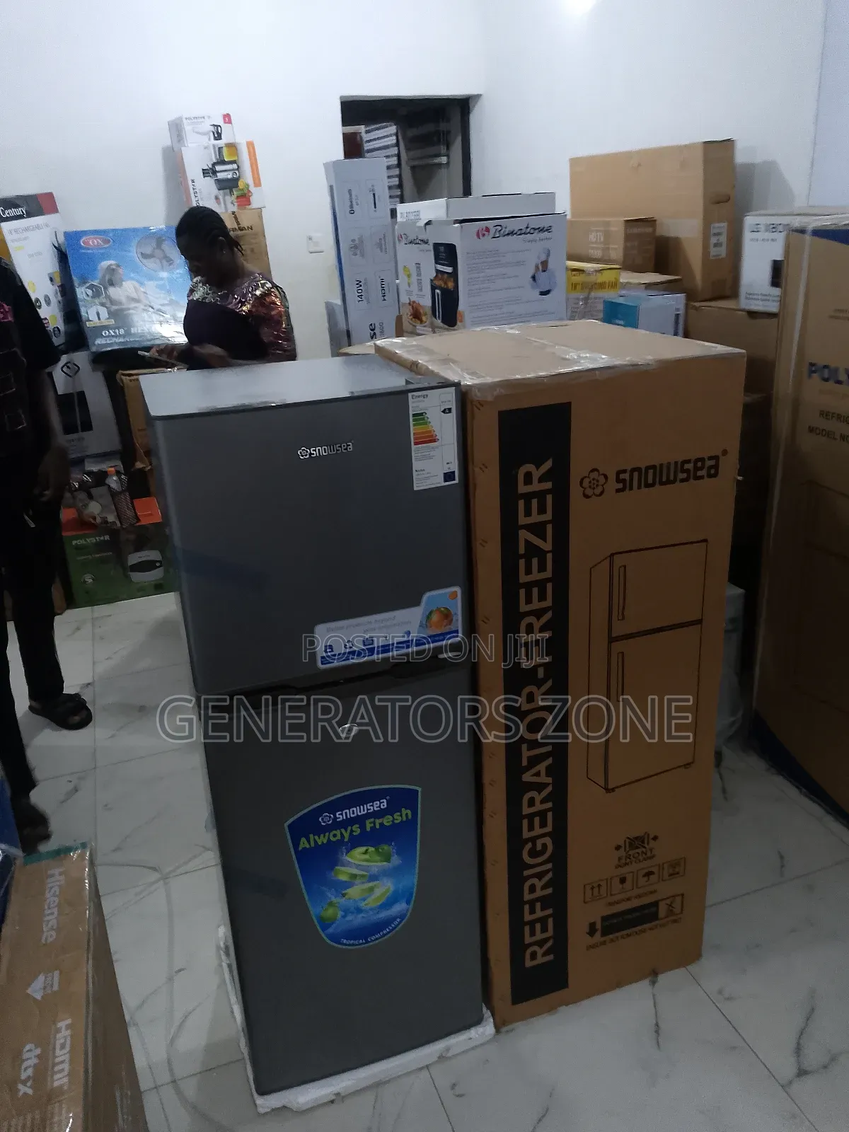 Snowsea BCD 198 Double Door Refrigerator – 150l Smart Choice
