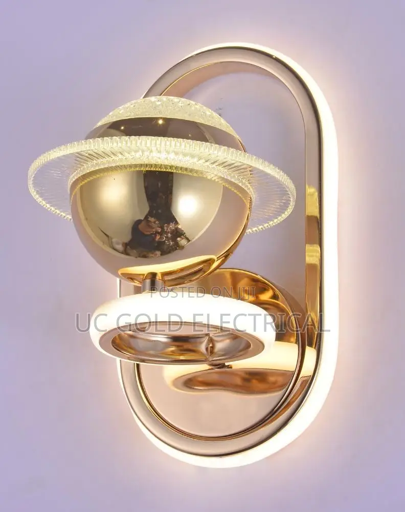 Modern Circle Led Wall Light Glass Ball Wall Lamp Living Room Bathroom