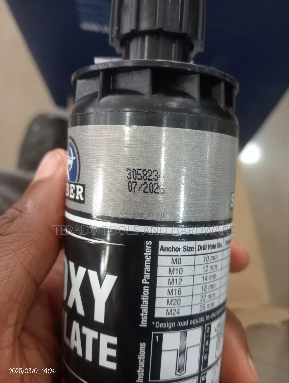 Chemical Anchor Expoxy (Made in G.B)