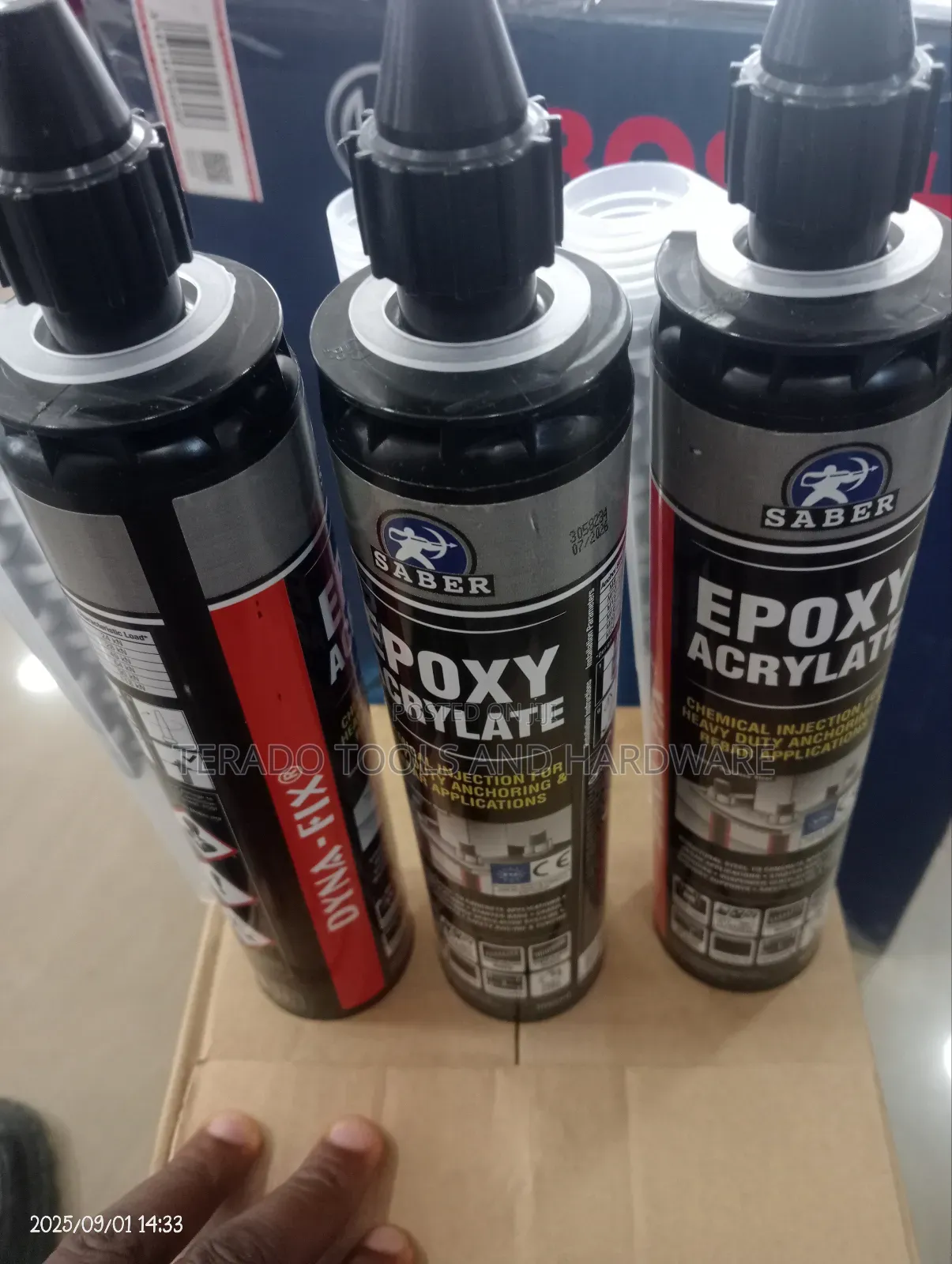 Chemical Anchor Expoxy (Made in G.B)
