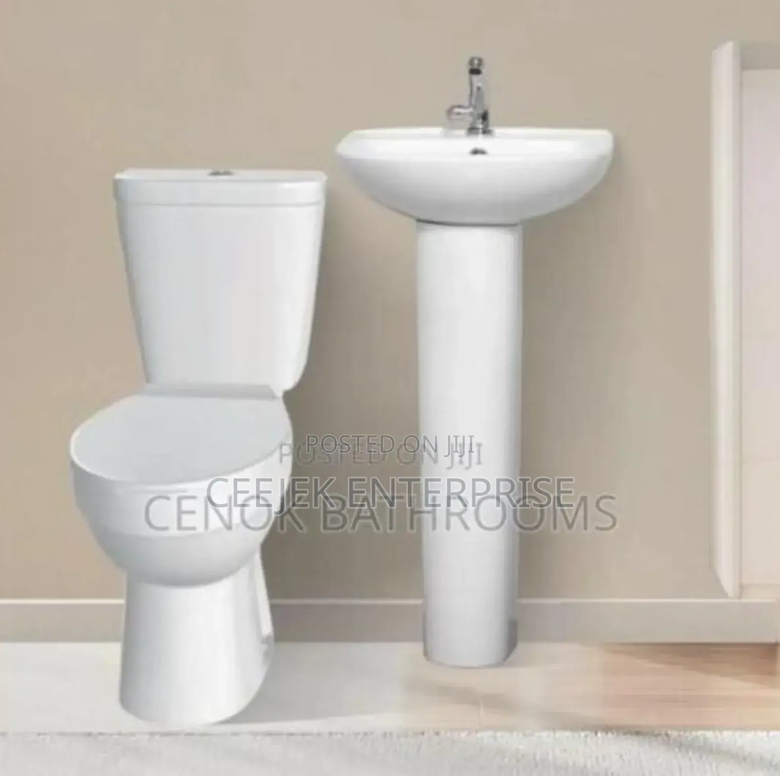 Original Top Flush Water Closet With Wash Band Basin